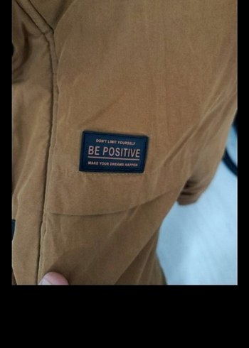 Düğmeli Kahverengi Kapüşonlu Erkek Mont - Görsel 3