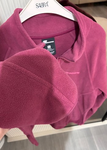 Skechers Orijinal. Pembe Fermuarlı Kadın Sweatshirt - Görsel 3
