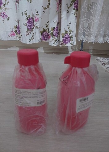 Pembe çevirmeli kapak 500 ml suluk