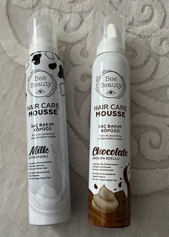 Bee Beauty Saç Bakım Köpüğü - Süt & Çikolata Kokulu