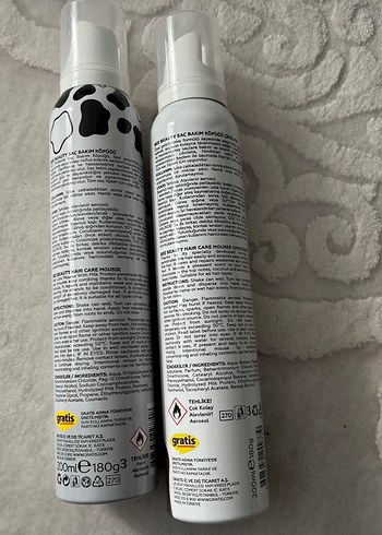 Diğer Bee Beauty Saç Bakım Köpüğü - Süt & Çikolata Kokulu