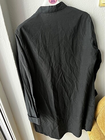 40 Beden siyah Renk Siyah gömlek