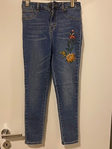 Vintage skinny kot pantolon