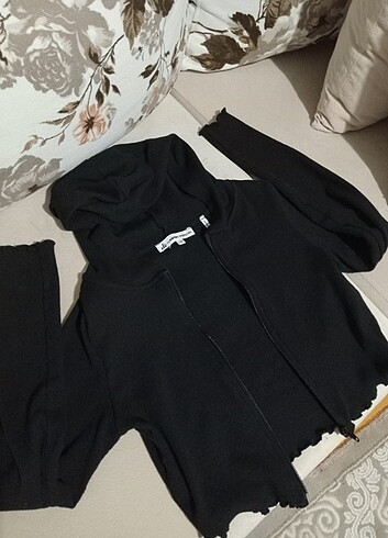Koton Fermuarlı Crop