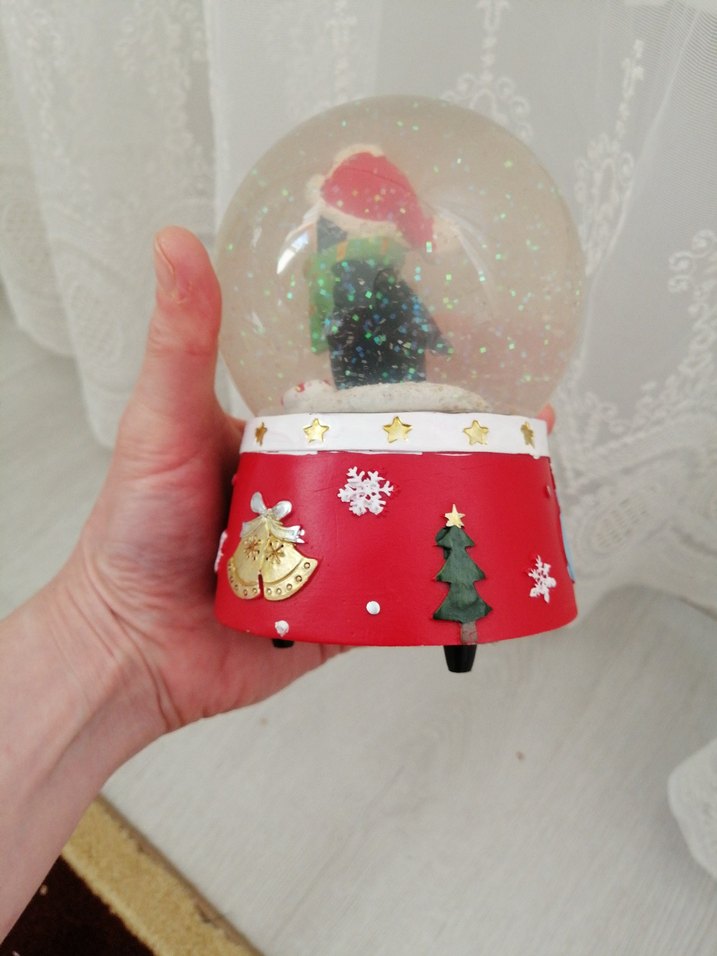 Renkli Kardan Adam Kar Küresi Biblosu - Görsel 3