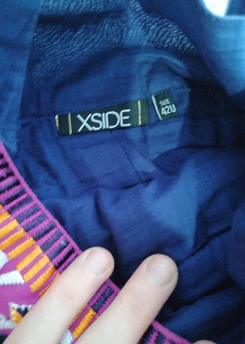 Nakışlı Çok Renkli Uzun Bohem Etek - Görsel 4