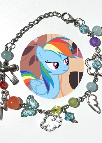 rainbow dash & stella bileklik