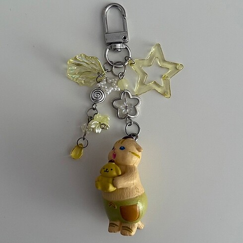 mofusand pompompurin anahtarlık
