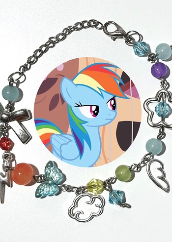 my little pony rainbow dash bileklik