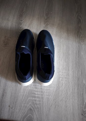 42 Beden Erkek Lacivert Spor Ayakkabı Velcro