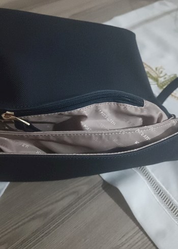 Klasik Gri Kadın Portföy Çanta - Görsel 2