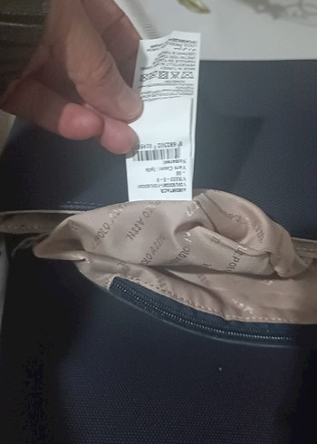 Klasik Gri Kadın Portföy Çanta - Görsel 4