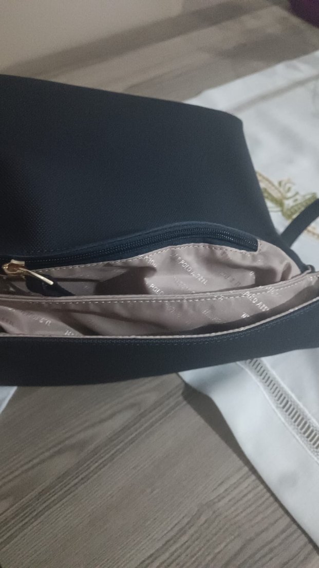 Klasik Gri Kadın Portföy Çanta - Görsel 2