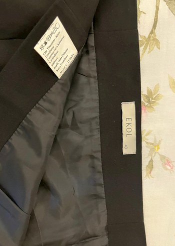 Dantel Detaylı Siyah Midi Kalem Etek - Görsel 3