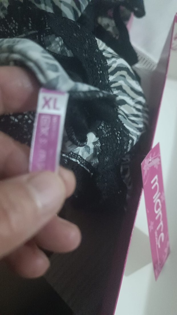 Zebra Desenli Siyah Mini Sütyen - Görsel 2