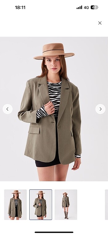 LC Waikiki Haki blazer ceket
