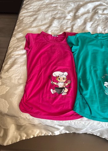 Rahat Kesim Baskılı Hamile Tişörtü - Görsel 2