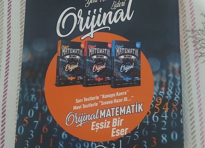  Orijinal yayınları matematik test kitabı 