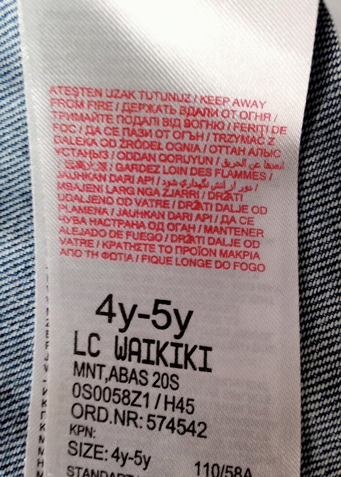 Erkek çocuk kot ceket  - Görsel 2