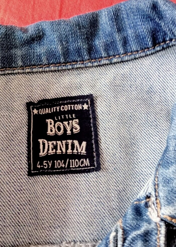 Erkek çocuk kot ceket  - Görsel 4