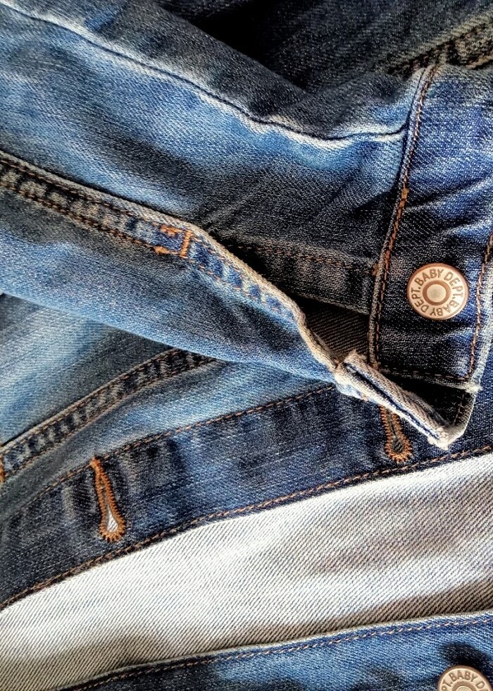 Erkek çocuk kot ceket  - Görsel 5