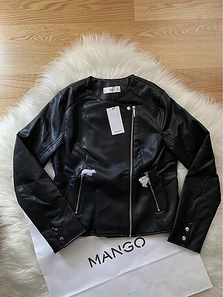 Mango deri ceket