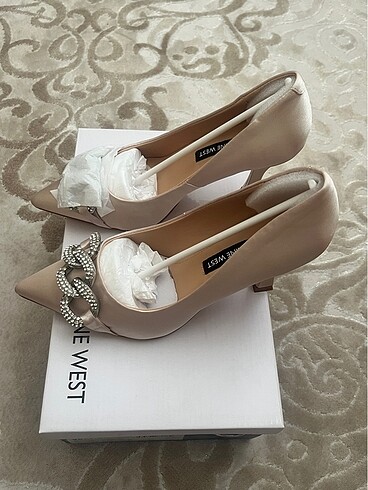 37 Beden Stiletto Nıne West Bej/Champagn