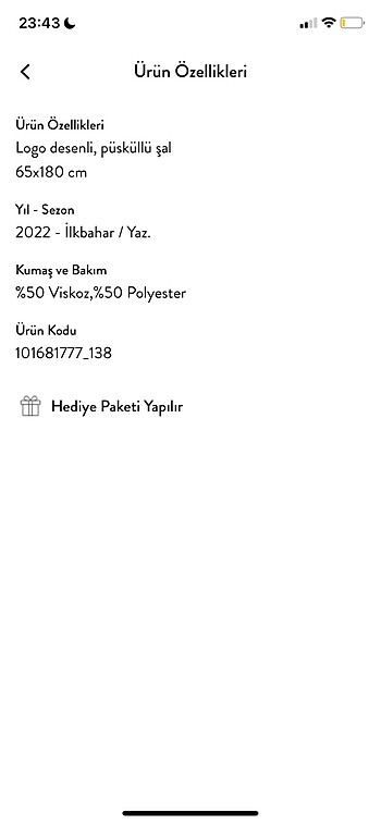 Beymen Beymen haki şal