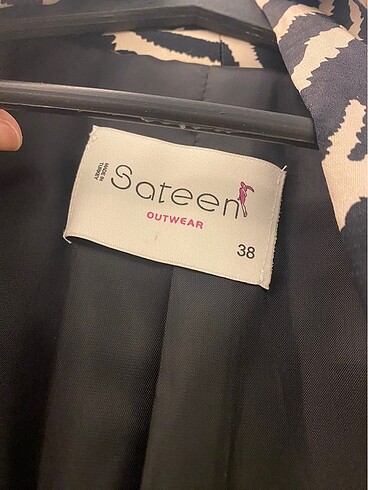 38 Beden çeşitli Renk Saten zebra ceket