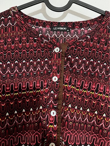 m Beden bordo Renk LC Waikiki Bordo Tunik