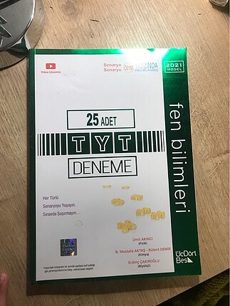 3-4-5 Yayınları Fen Bilimleri Deneme
