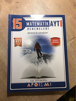 Apotemi Yayınları Ayt Matematik Özel Deneme