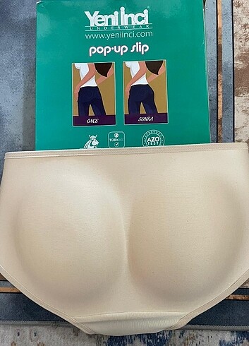 Yeni İnci Silikonlu Külot, Pop-up Slip