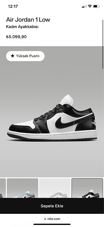 Siyah Nike Jordan Kadın