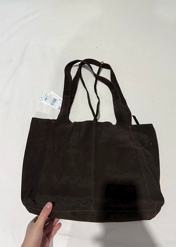  Beden Süet Shopper Çanta