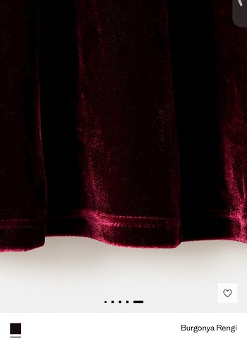 Burgonya Rengi Kadife Dikiş Detaylı Elbise - Görsel 4