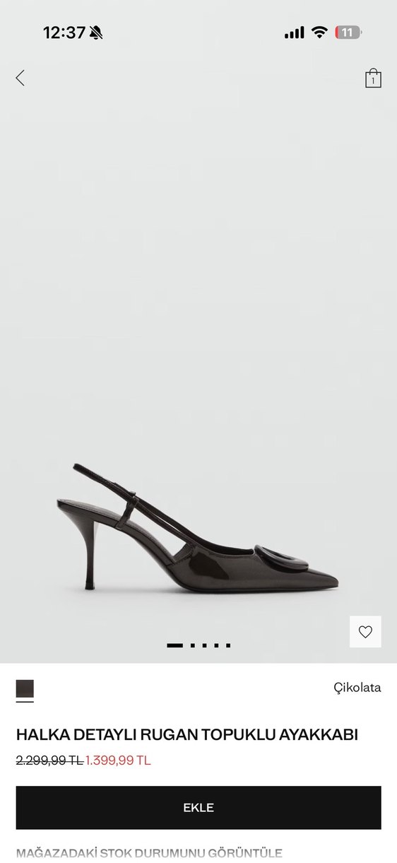 Mango Topuklu Ayakkabı - Görsel 2