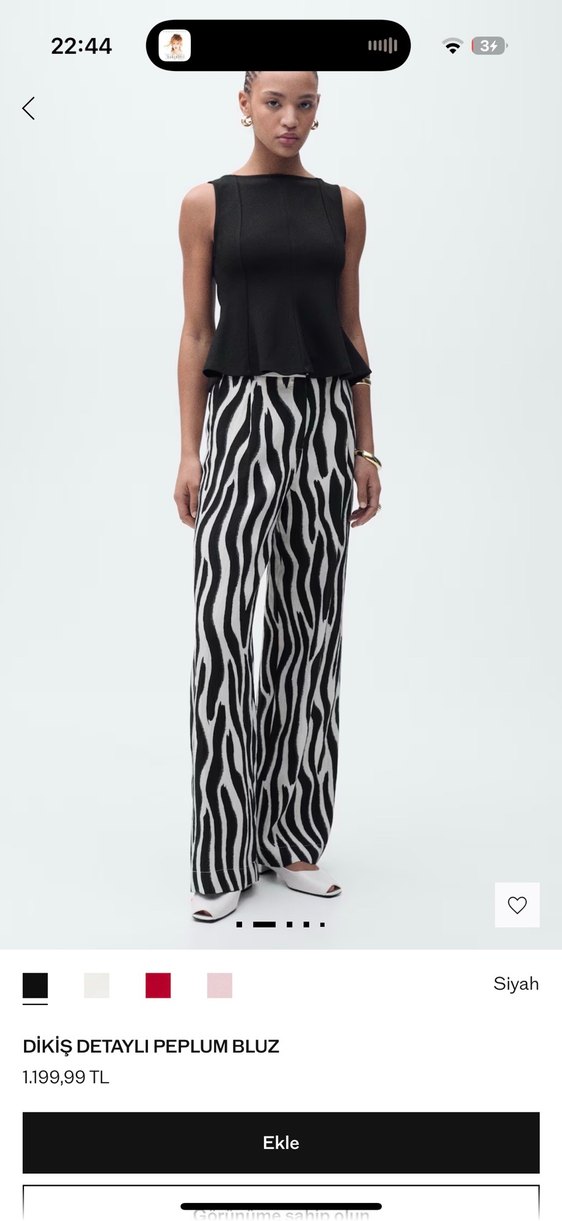 peplum bluz - Görsel 2