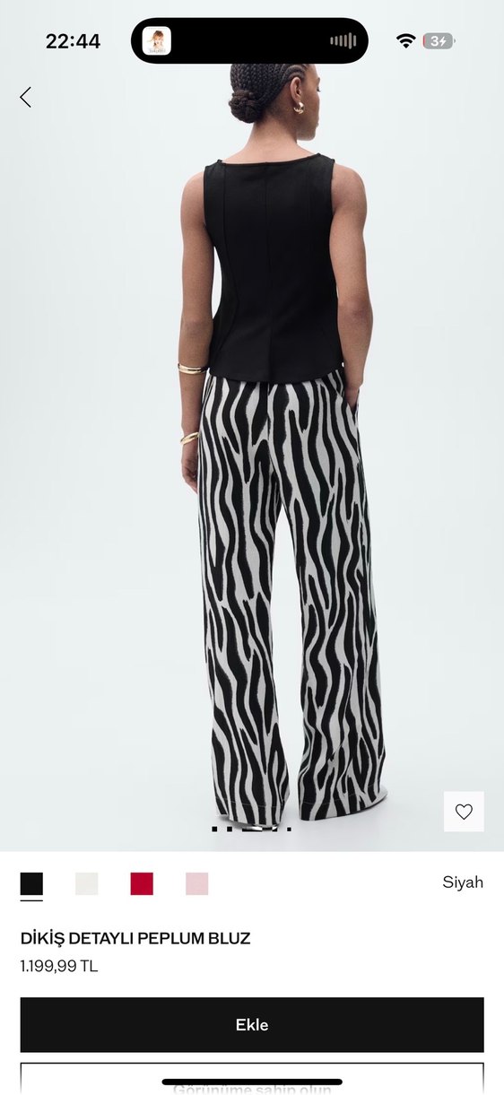 peplum bluz - Görsel 3