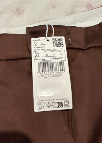 Mango Saten Kumaş Pantolon - Görsel 8