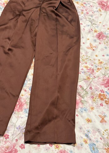 Mango Saten Kumaş Pantolon - Görsel 13