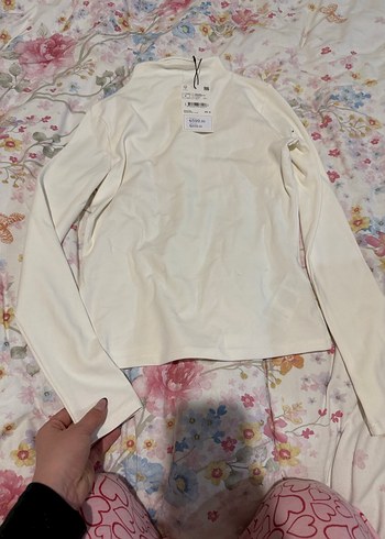 Beyaz Uzun Kollu Slim Fit Dik Yaka Body - Görsel 7