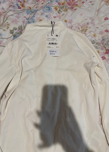 Beyaz Uzun Kollu Slim Fit Dik Yaka Body - Görsel 6