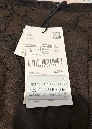 Koton Melis Ağazat Asimetrik Kesim Midi Etek - Görsel 9