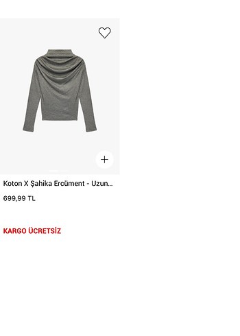 Gri Yüksek Yaka Kadın Sweatshirt - Görsel 5