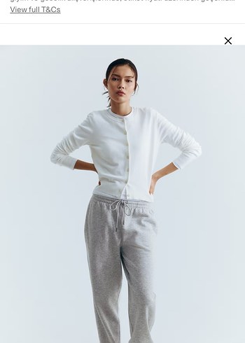 Gri Normal Boy Rahat Kesim Kadın Eşofman Altı - Görsel 4