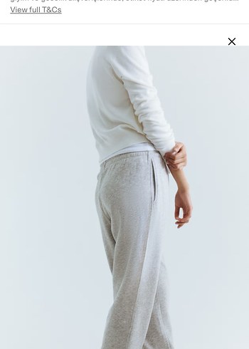 Gri Normal Boy Rahat Kesim Kadın Eşofman Altı - Görsel 3