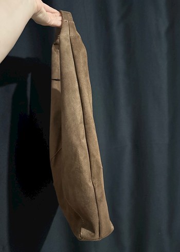 Koton Askılı Büyük Boy Süet Omuz Çantası - Görsel 7