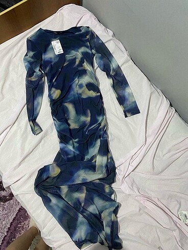 Zara uzun tül elbise