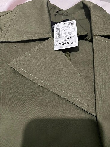 xs Beden haki Renk trençkot